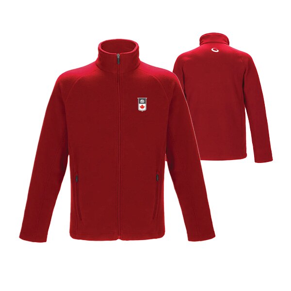 【新品未使用】HYDROGEN/MICROFLEECE GOLF JACKET Curling Canada Barren Full-Zip Microfleece Jacket: Men's